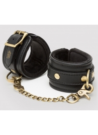 Черные наручники Bound to You Faux Leather Wrist Cuffs - Fifty Shades of Grey - купить с доставкой в Ногинске