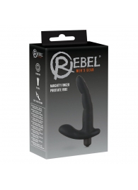 Черный вибромассажер простаты Naughty Finger Prostate Vibe - 13,8 см. - Orion - в Ногинске купить с доставкой