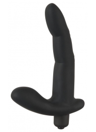 Черный вибромассажер простаты Naughty Finger Prostate Vibe - 13,8 см. - Orion - в Ногинске купить с доставкой