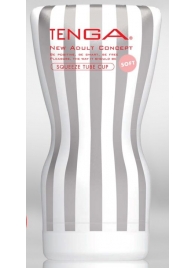 Мастурбатор TENGA Squeeze Tube Cup Soft - Tenga - в Ногинске купить с доставкой