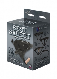 Пояс HARNESS BEST SELECT с вагинальной пробкой - LOVETOY (А-Полимер) - купить с доставкой в Ногинске