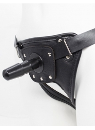 Черный пояс для насадок CLASS STRAP Restyling - LOVETOY (А-Полимер) - купить с доставкой в Ногинске
