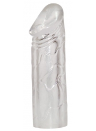 Удлиняющая насадка на пенис Mega Dick Sleeve Transparent - Orion - в Ногинске купить с доставкой