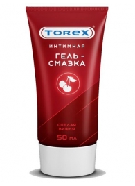 Смазка на водной основе TOREX  Спелая вишня  - 50 мл. - Torex - купить с доставкой в Ногинске