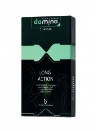 Презервативы с пролонгирующим эффектом DOMINO Classic Long action - 6 шт. - Domino - купить с доставкой в Ногинске