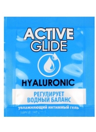 Лубрикант на водной основе Active Glide с гиалуроновой кислотой - 3 гр. - Биоритм - купить с доставкой в Ногинске