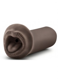 Коричневый мастурбатор-ротик Naughty Nicole - Blush Novelties - в Ногинске купить с доставкой