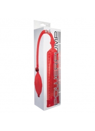 Красная вакуумная помпа Power Pump Red - Toy Joy - в Ногинске купить с доставкой