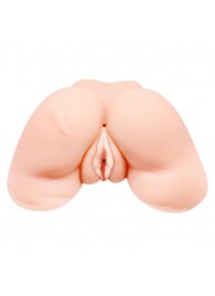 Телесная вибровагина Julie с 2 рабочими отверстиями - Baile - в Ногинске купить с доставкой