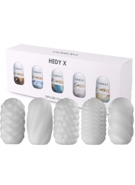 Набор из 5 мастурбаторов Hedy X5 Mixed - Svakom - в Ногинске купить с доставкой