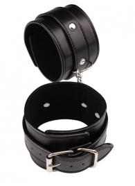 Черные оковы Classic Ankle Cuffs - Chisa - купить с доставкой в Ногинске