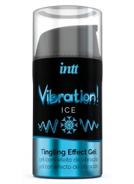 Жидкий интимный гель с эффектом вибрации Vibration! Ice - 15 мл. - INTT - купить с доставкой в Ногинске