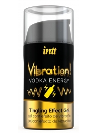 Жидкий интимный гель с эффектом вибрации Vibration! Vodka Energy - 15 мл. - INTT - купить с доставкой в Ногинске