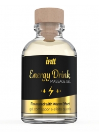 Массажный гель с согревающим эффектом Energy Drink - 30 мл. - INTT - купить с доставкой в Ногинске