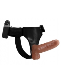 Страпон на трусиках с вибрацией Ultra Passionate Harness - 16 см. - Baile - купить с доставкой в Ногинске