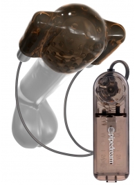 Дымчатый вибростимулятор головки пениса Dual Vibrating Head Teaser - Pipedream - в Ногинске купить с доставкой
