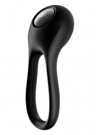 Черное эрекционное виброкольцо Majestic Duo - Satisfyer - в Ногинске купить с доставкой