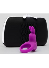 Фиолетовое эрекционное виброкольцо Happy Rabbit Cock Ring Kit - Happy Rabbit - в Ногинске купить с доставкой