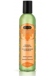 Массажное масло Naturals Tropical Mango с ароматом манго - 236 мл. - Kama Sutra - купить с доставкой в Ногинске