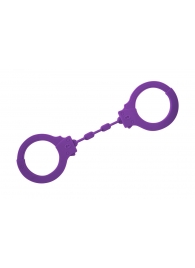 Фиолетовые силиконовые поножи Limitation - Lola Games - купить с доставкой в Ногинске