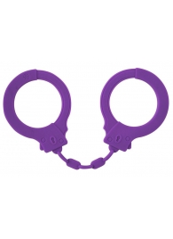 Фиолетовые силиконовые поножи Limitation - Lola Games - купить с доставкой в Ногинске