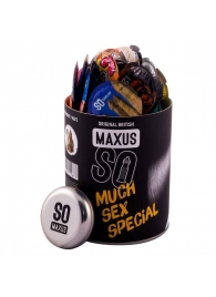 Текстурированные презервативы в кейсе MAXUS So Much Sex - 100 шт. - Maxus - купить с доставкой в Ногинске
