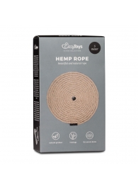Пеньковая веревка для связывания Hemp Rope - 5 м. - Easy toys - купить с доставкой в Ногинске