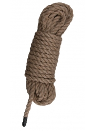 Пеньковая веревка для связывания Hemp Rope - 5 м. - Easy toys - купить с доставкой в Ногинске