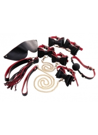 Черно-красный бондажный набор Bow-tie - ToyFa - купить с доставкой в Ногинске