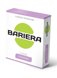 Классические презервативы Bariera Classic - 3 шт. - Bariera - купить с доставкой в Ногинске