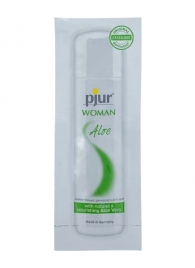 Лубрикант на водной основе pjur WOMAN Aloe - 2 мл. - Pjur - купить с доставкой в Ногинске