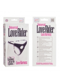 Трусы для страпона с универсальным креплением Universal Love Rider Luxe Harness - California Exotic Novelties - купить с доставкой в Ногинске