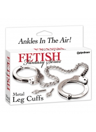 Металлические наручники Metal Leg Cuffs - Pipedream - купить с доставкой в Ногинске