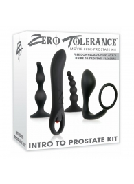 Набор стимуляторов простаты Intro To Prostate Kit - Zero Tolerance - в Ногинске купить с доставкой
