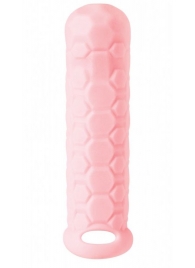 Розовый фаллоудлинитель Homme Long - 15,5 см. - Lola Games - в Ногинске купить с доставкой