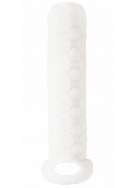 Белый фаллоудлинитель Homme Long - 13,5 см. - Lola Games - в Ногинске купить с доставкой