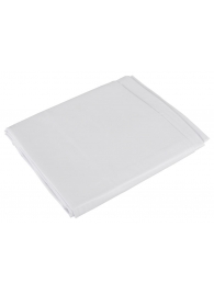 Белая виниловая простынь Vinyl Bed Sheet - Orion - купить с доставкой в Ногинске