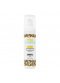 Разогревающее массажное масло с ароматом пина колада Gourmet Pina Colada - 50 мл. - Exsens - купить с доставкой в Ногинске