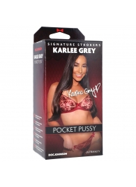 Мастурбатор-вагина Karlee Grey ULTRASKYN Pocket Pussy - Doc Johnson - в Ногинске купить с доставкой