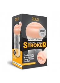 Мастурбатор-ротик ZOLO DEEP THROAT - Zolo - в Ногинске купить с доставкой