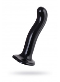 Черный стимулятор для пар P G-Spot Dildo Size L - 19 см. - Strap-on-me - в Ногинске купить с доставкой