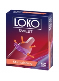 Стимулирующая насадка на пенис LOKO SWEET с возбуждающим эффектом - Sitabella - в Ногинске купить с доставкой