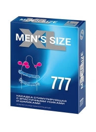 Стимулирующая насадка на пенис MEN SIZE 777 - Sitabella - в Ногинске купить с доставкой