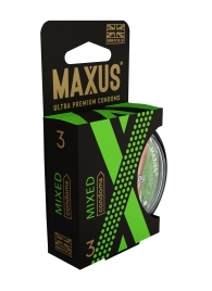 Презервативы в пластиковом кейсе MAXUS AIR Mixed - 3 шт. - Maxus - купить с доставкой в Ногинске
