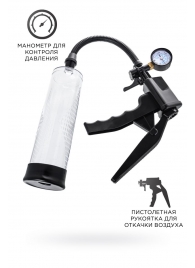 Прозрачная механическая помпа для пениса Viggo - Sexus - в Ногинске купить с доставкой