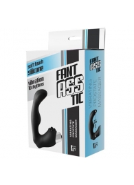 Черный вибромассажер простаты FantASStic Vibrating Prostate Massager - 11,3 см. - Dream Toys - в Ногинске купить с доставкой