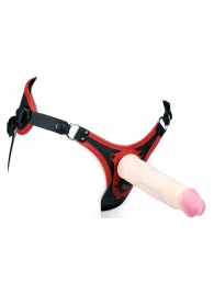 Пояс унисекс UNISEX Style с 2 насадками - LOVETOY (А-Полимер) - купить с доставкой в Ногинске