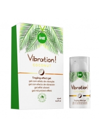 Возбуждающий гель с ароматом кокоса Vibration Coconut - 15 мл. - INTT - купить с доставкой в Ногинске