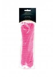 Розовая веревка для связывания Sweet Caress Rope - 10 метров - Sweet Caress - купить с доставкой в Ногинске