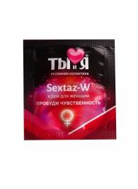 Возбуждающий крем для женщин Sextaz-W в одноразовой упаковке - 1,5 гр. - Биоритм - купить с доставкой в Ногинске